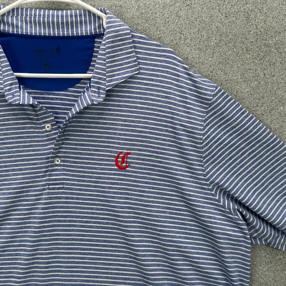 Johnnie-O Mens XXL Cincinnati Reds Performance Polo Shirt Short Sleeve Golf - Picture 4 of 11